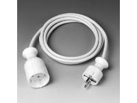 CABLE PROLONG.CORRIENTE VIVANCO SKV3W 3MT BLANCO