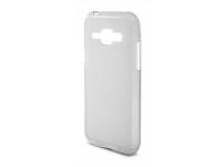 FUNDA FLEX KSIX TPU GALAXY J1 TRANSP. FOGGY