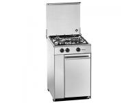 COCINA GAS MEIRELES 5302DVX 3F 53CM INOX S/HORNO P