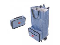 BOLSA TROLLEY PLEGABLE JATA HOGAR 994 AZUL