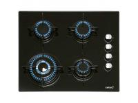 PLACA CRISTAL-GAS CATA CI631BK 4F 59CM NEGRA