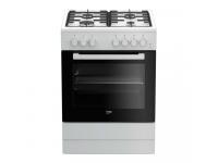 COCINA GAS BEKO FSE62110DW 4F 60CM BLANCA NATURAL HORNO ELECTRICO