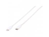 CABLE VIVANCO USB-C A CONEXION LIGHTNING 1M BLANCO
