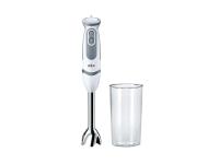 BATIDORA DE MANO BRAUN MQ5200WH INOX 1000W + VASO 600ML