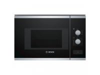 MICROONDAS S/GRILL 20L BOSCH BFL520MS0 CRISTAL NEGRO/INOX INTEGRABLE S/MARC