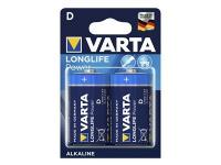 PILA ALCALINA VARTA LONGLIFE POWER 1.5V. LR20 ( 2-BLISTER )