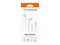 AURICULARES BOTON VIVANCO WEVVSS10_W CABLE PLANO SIN ENREDOS CON MICROFONO
