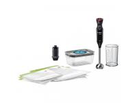 BATIDORA BOSCH MS6CB61V1 PIE INOX 1000W OPCION ENVASADO AL VACIO NEGRA