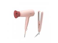 SECADOR + PLACHA PELO PHILIPS BHP398/00 ROSA
