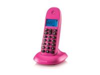 TELEFONO INAL MOTOROLA C1001 CON MANOS LIBRES VIOLETA