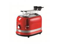 TOSTADOR ARIETE 149/00 2 RANURES ROJO CON PINZAS