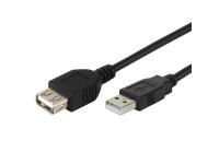 PROLONGADOR VIVANCO USB MACHO A USB HEM 1,80M