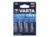 PILA ALCALINA VARTA LONGLIFE POWER 1.5V. LR06 AA ( 4-BLISTER )