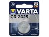 PILA BOTON LITIO VARTA 3V. CR2025 157mah ( 1-BLISTER )