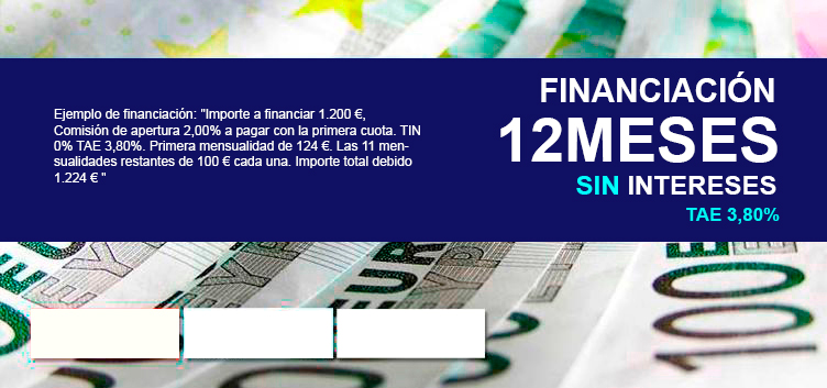 Financiación 12 meses sin intereses