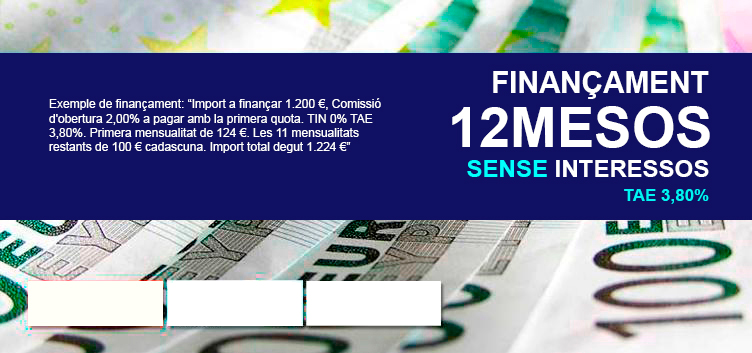 Financiación 12 meses sin intereses
